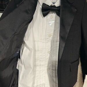 Nautica Black and White Kids Suit Set